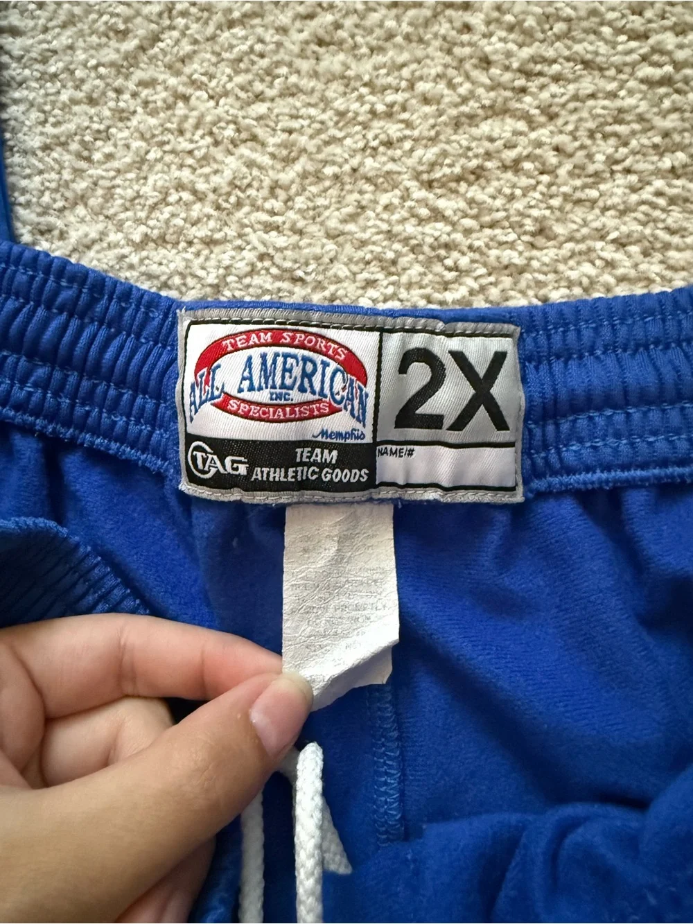 Men's All American Royal Blue Athletic Sweatpants